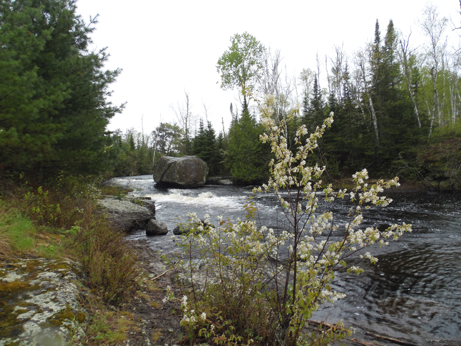 Kawishiwi River rapids near Malberg Lake